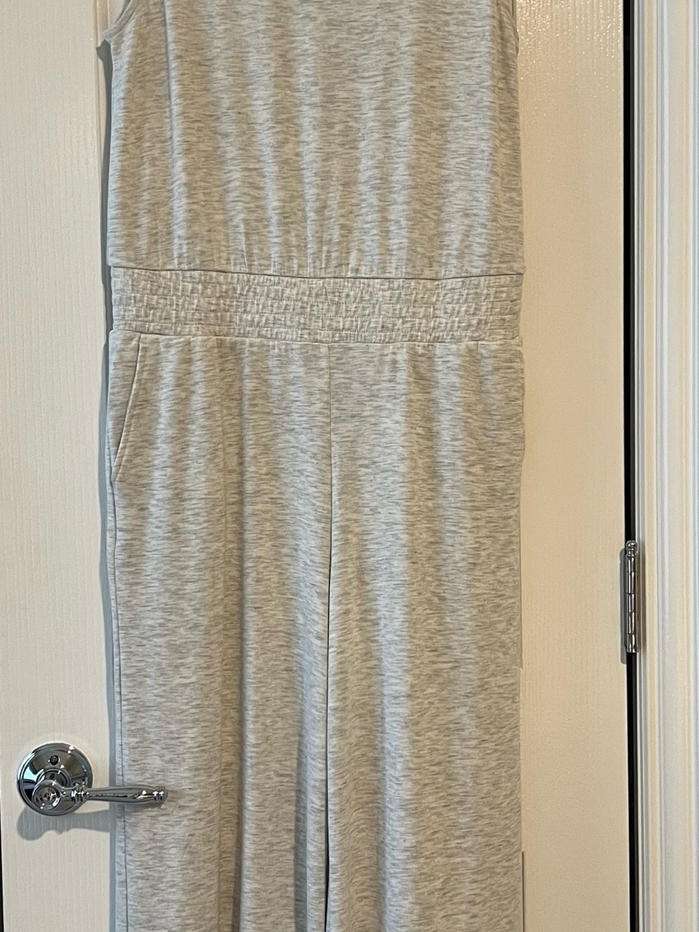 Danskin Light Gray Sleeveless Jumpsuit